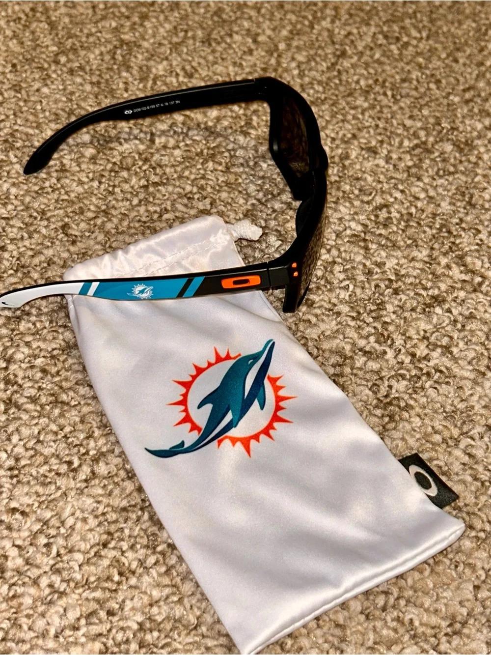 Oakley Miami Dolphins Holbrook Sunglasses OO9102-S155 Prizm Black